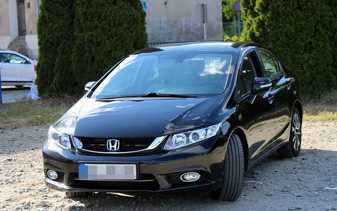 Honda Civic cena 48900 przebieg: 130000, rok produkcji 2016 z Pruszków małe 154